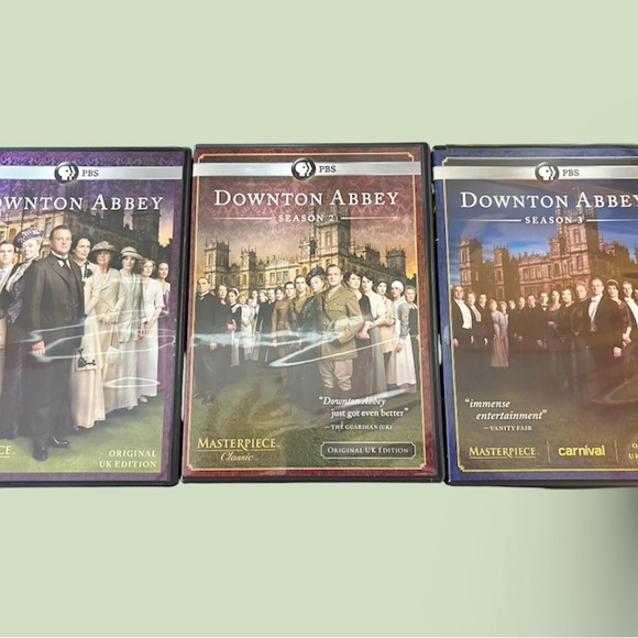 PBS Other - Downton Abbey Seasons 1-6 DVD Collection and a Downton Abbey Book